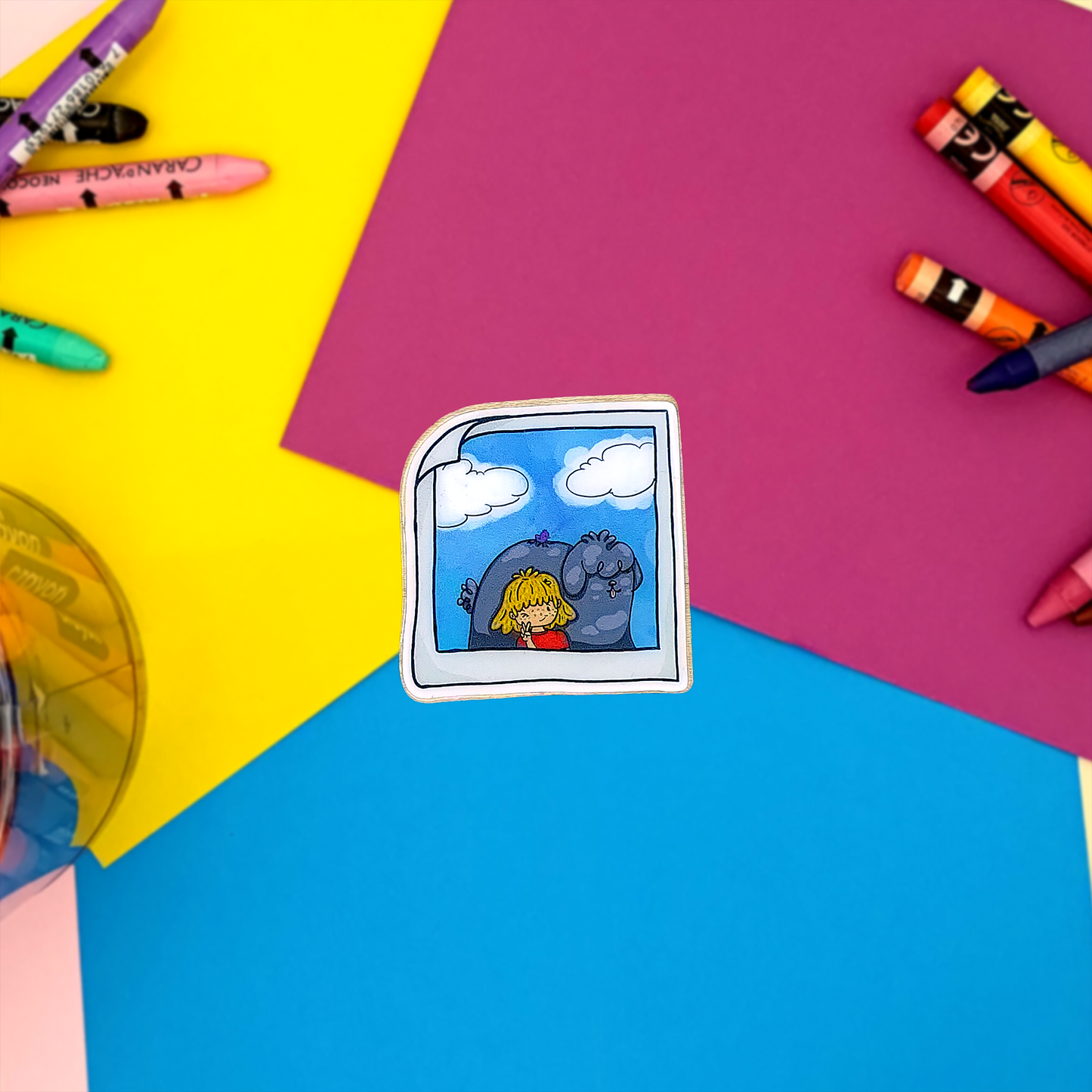 ULLA & PUMPA - SELFIE FRIDGE MAGNET
